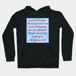 Bible Verse Philippians 3:14 Hoodie